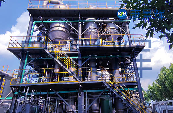 處理量5t/h三效雜鹽蒸發(fā)器