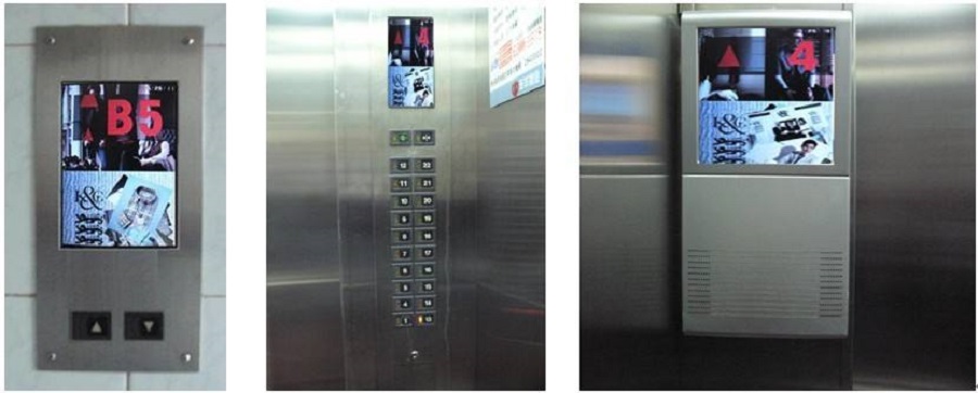 電梯廣告機使用效果展示 電梯廣告機使用效果展示