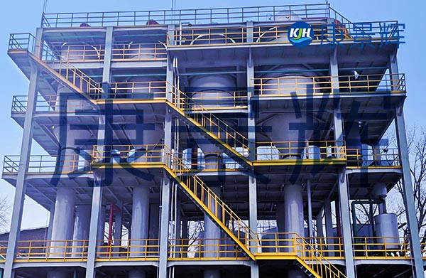 降膜四效蒸發器結構、工作流程和技術特點